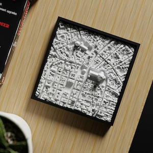 Catedrale di Santa Maria del Fiore,Florance, Italien,3D Druck,minimalistisch Dekor 15 x 15 cm,Büro Deko