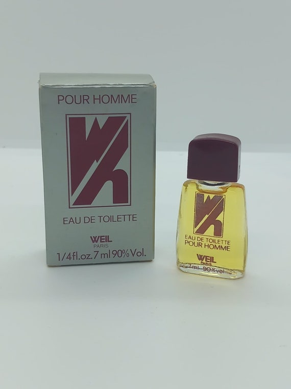 1980 Weil Pour Homme Eau De Toilette 7ml Splash Miniature Perfume