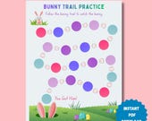 Easter Music Practice Reward Chart/Piano Lessons/ Printable Tracker/ Behavior
