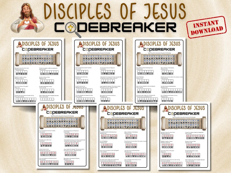 Codebreaker Kids Puzzle | Sunday School Game | Printable Kids ...