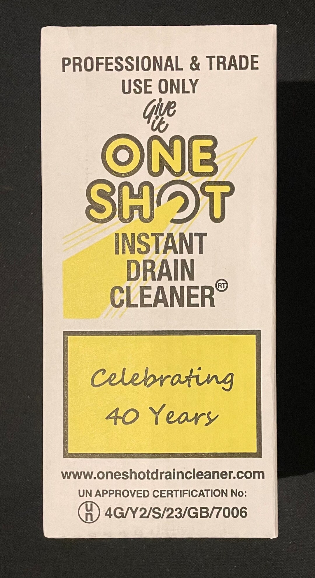 One Shot Instant Drain Cleaner Highly Concentrated S Acid Chemical 1L
