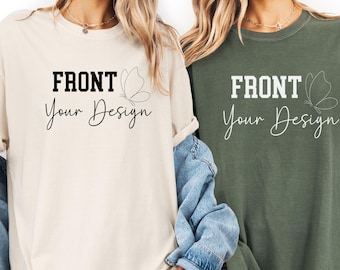 Custom Front And Back T-shirt, Personalized Text Or Logo Shirt, Design Your Own Double Sided Tee, Custom Image Shirt, Unique Gift For Him