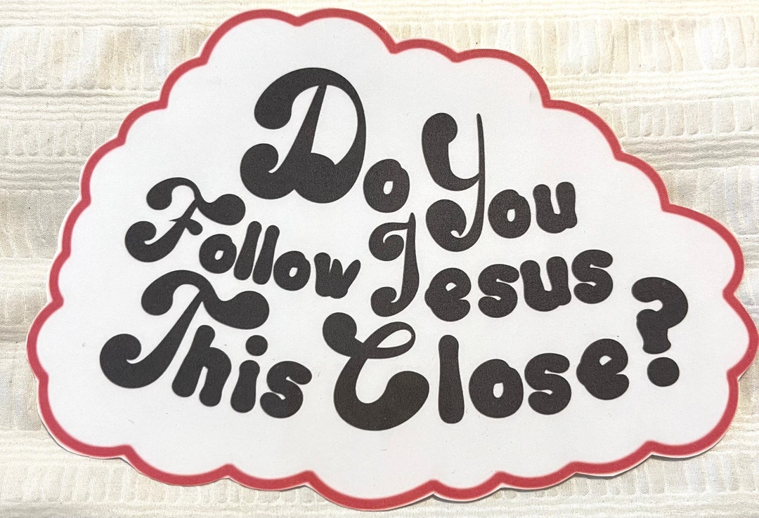 Jesus Bumper Sticker Funny Bumper Sticker Etsy