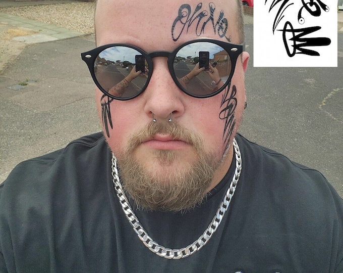 Rag n Bone Man Face Tattoo Set