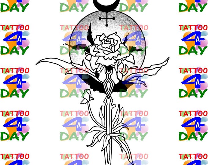 Bela Daniela Cassandra Dimitrescu Forehead Temporary Tattoo Cosplay Set of 3  or 6 Resident Evil, Village.