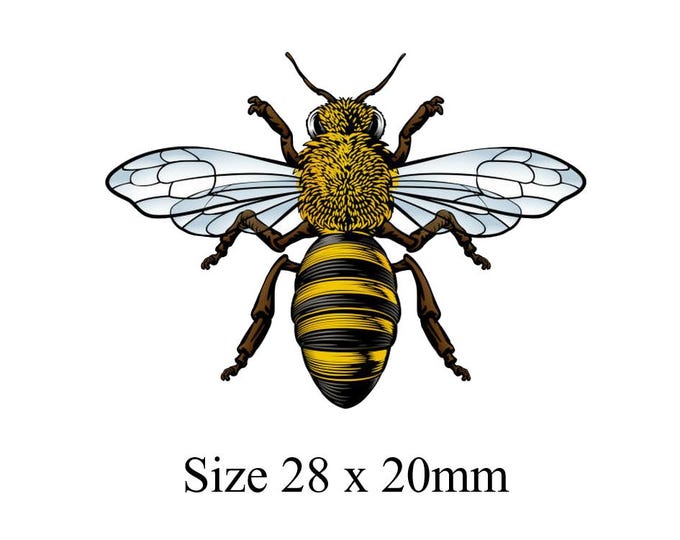 Bumble Bee Tattoo ( Set of 6 )
