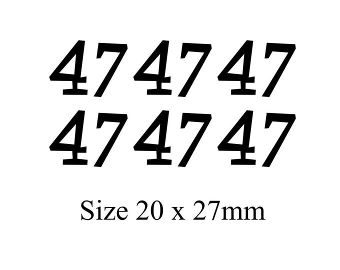 Phil Foden Inspired  47 Neck Tattoo ( Set of 6 )