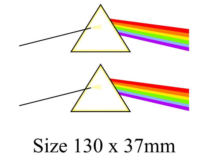 Dark Side of the Moon Inspired Tattoo ( Set of 2 )