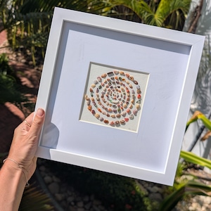 Spiral Shell Artwork Inramat - kurerad design