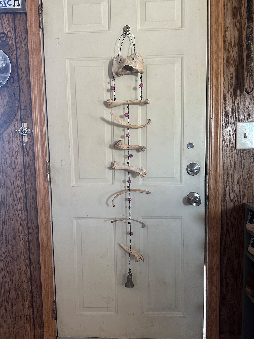 Bone Windchime With Bell Etsy