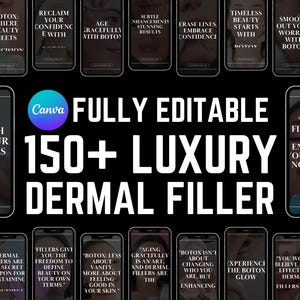 Botox Filler Instagram Templates | Aesthetic Nurse Injector Instagram Template | Medspa Instagram | Filler Nursing Botox | Injector Nursing