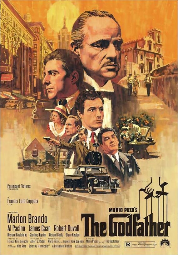 The Godfather Movie Poster – High Resolution Film Wall Art