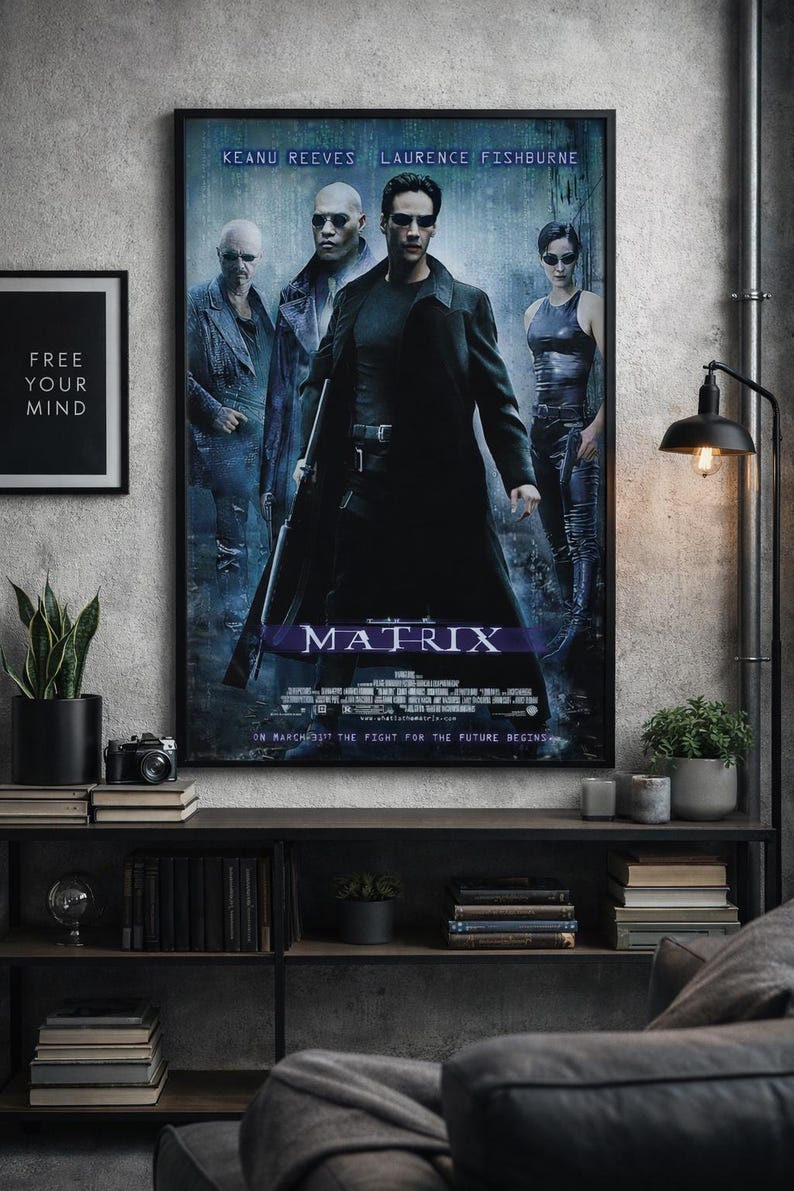 MATRIX Movie Poster – High Resolution Film Wall Art (digital Download ...