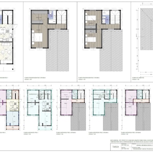 House Plans 93,70 M2 Digital Pack Cad And Pdf Self-construction (IN ENGLISH)