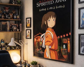 SPIRITED AWAY Movie Poster – High Resolution Film Wall Art (Digital Download)