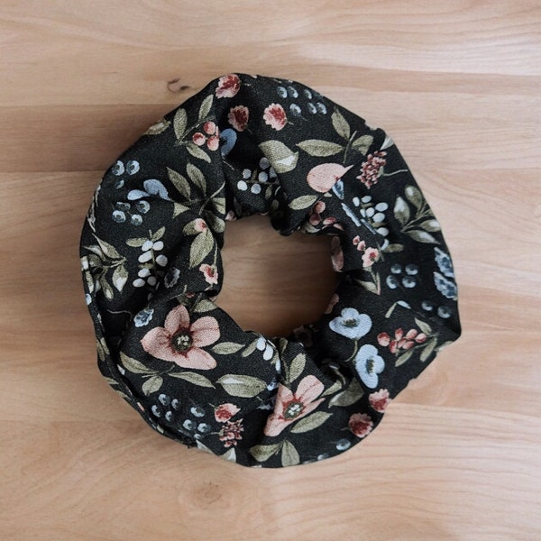 Scrunchie Haarband Zopfgummi Popeline Waldblume