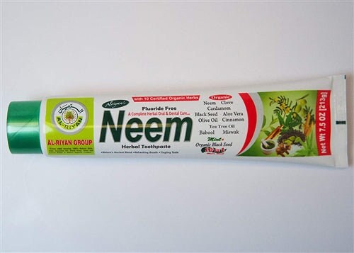 Pasta dental esencial de Neem, mezcla 100 % vegetal - 7.5 oz