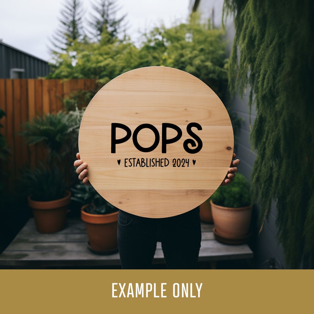 Pops Est 2024 SVG | Digital Download - Pregnancy Announcement | Pops ...
