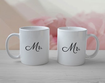 Gay wedding gift for husband gay wedding mug mr and mr mug gay gift custom coffee mug wedding personal gift wedding gift engagement gift