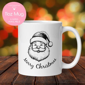 Santa Claus Mug, Christmas, Christmas Mug, Gifts for Her, Christmas Coffee Mug, Christmas Gift, Santa, Animated Christmas Mug, Santa Claus
