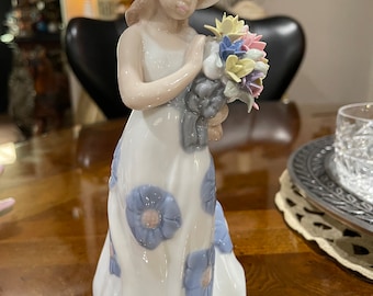 ヴィンテージ レア LLADRO リヤドロ バレンシアの少女とオレンジの