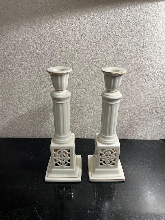 レノックスのキャンドルホルダー2個 - Etsy 日本