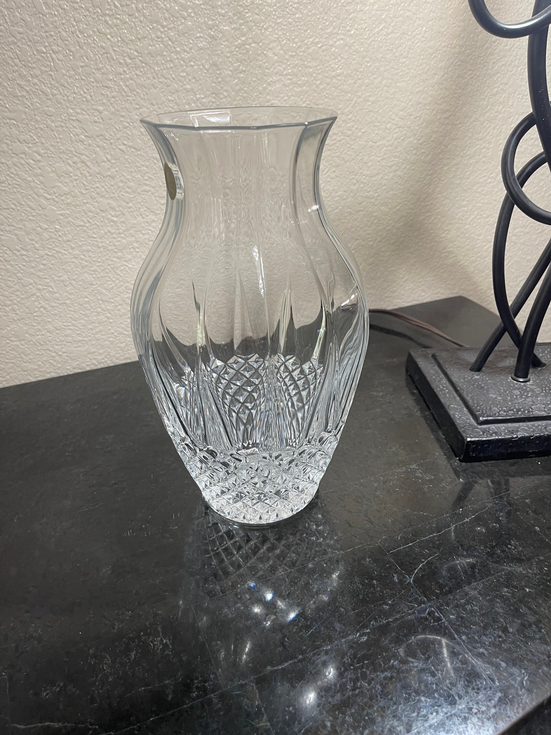 24% 鉛クリスタル花瓶 見事なエレガント 10