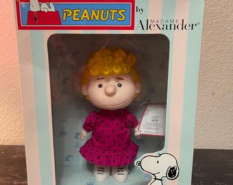 sally brown pink dress Plush: Peanuts Gang Stuffed Animal, (12