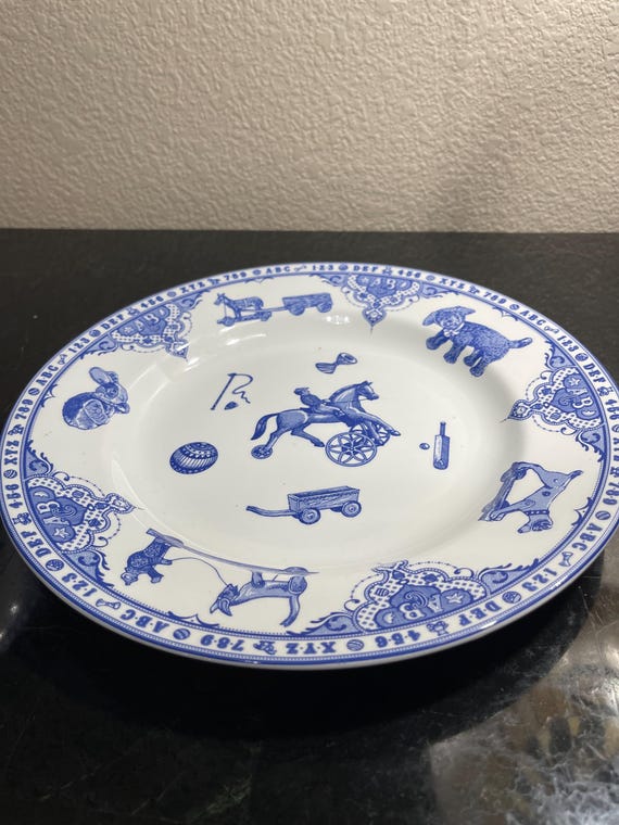 Spode Edwardian Childhood Blue Room Large Lattle Cup and Saucer