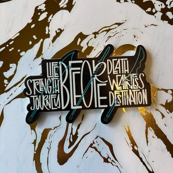 Single 4” Stormlight Archive Sticker - Life Before Death
