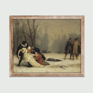 Vintage 1958 Gérôme “The Duel after the Masquerade Vintage 1958 Gérôme “The Duel after the Masquerade