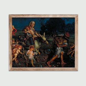 The Triumph of the Innocents (1883) by William Holman Hunt, Vintage Painting, Classic Art Print, Wall Decor, Digital Download, Printable Art
