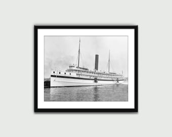 U.S.S. Relief Early 1900's Photo, Vintage Print, Wall Art Print, Wall Decor, Home Decor, Digital Download, Printable Art