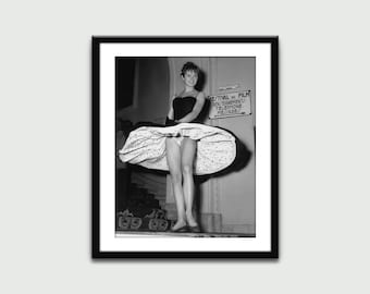 Brigitte Bardot at the Palais du Festival, Vintage Print, Wall Art Print, Wall Decor, Home Decor, Digital Download, Printable Art