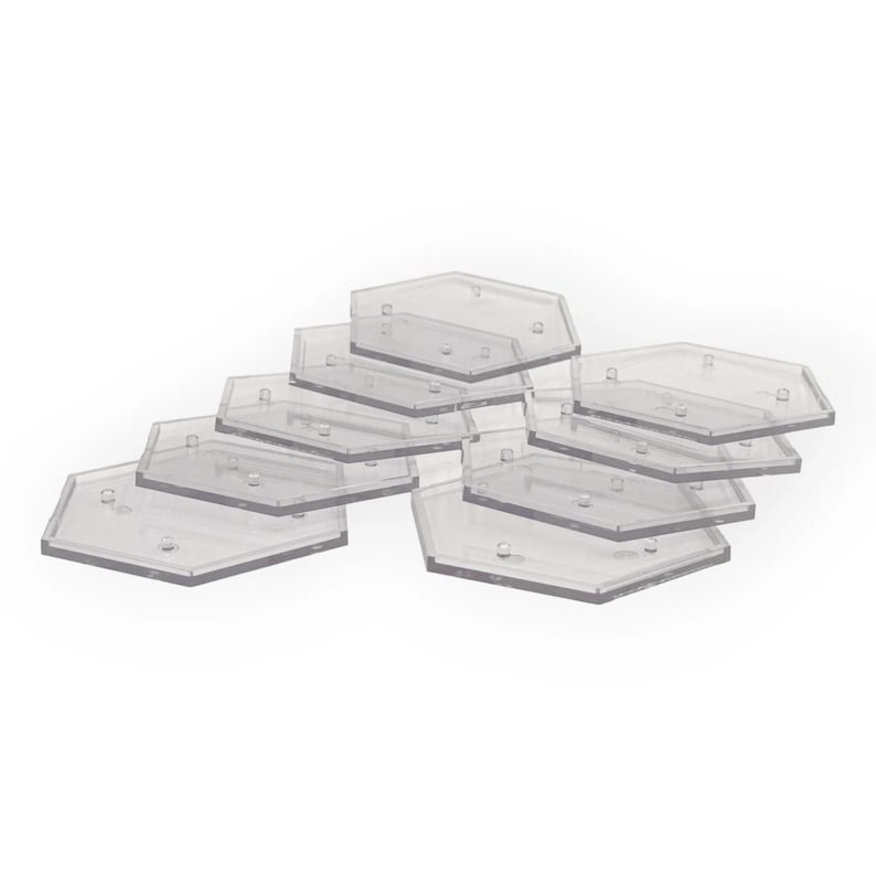 Multi-Sized Peg Footstands for Action Figures – Clear Display for Black Series, Marvel Legends, NECA, McFarlane, WWF, etc image 8