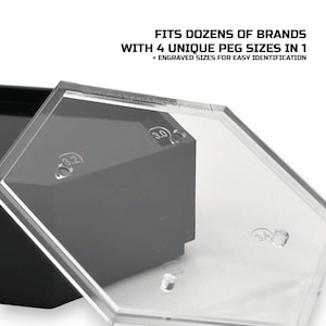 Multi-Sized Peg Footstands for Action Figures – Clear Display for Black Series, Marvel Legends, NECA, McFarlane, WWF, etc image 2