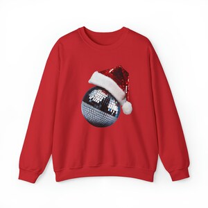 Discoball Santa Sweatshirt