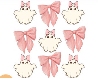 Geist-Kokette png | Geist und Bogen Kokette png | Halloween Geist Schleife Kokette png | Geist png | Schleife png | Kokette png