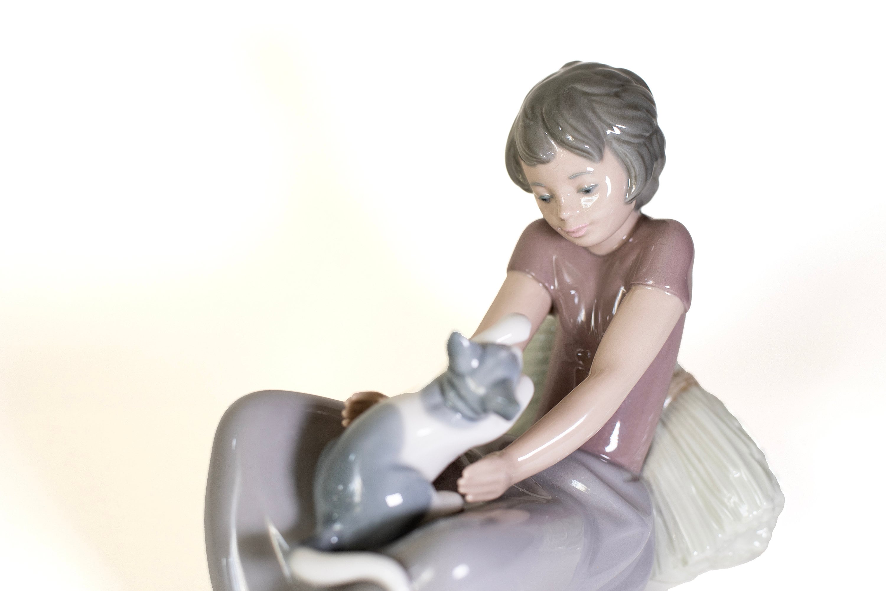 Lladro girl kittens - Etsy 日本