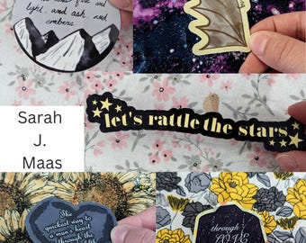 Sarah J. Maas Stickers, TOG, ACOTAR, Crescent City, choose one