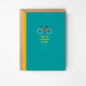 Cyclist Greetings Card | Bike Card