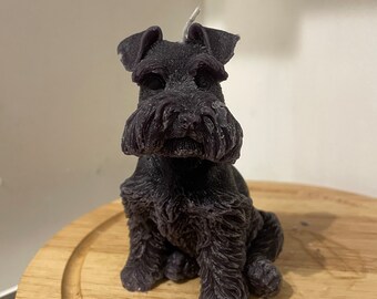 Schnauzer Candle