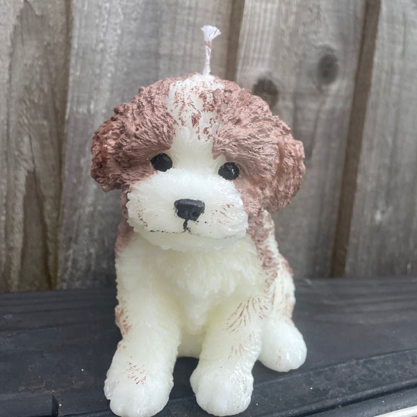 Cavapoo / Cavapoochon / Cockapoo / maltipoo Candle - Large