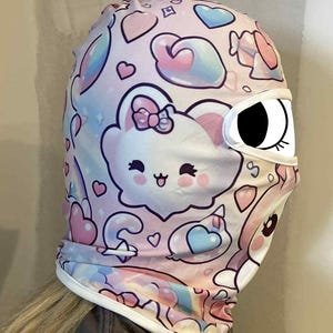 Funky Cute Cooling Fursuit Fursona Balaclava Fursona Wear Kawaii