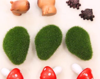 CAPYBARA Zen Garden **Miniatures ONLY** | Miniature Capybara Animals Cozy Decor Dollhouse Gift Sandbox Fidget Toy Sensory Gift