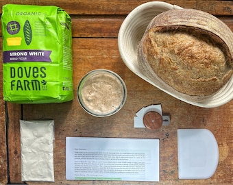Ultimate Sourdough Starter Kit. Everything you need to make Your Own Organic Sourdough. Perfect Gift Idea for Teachers.