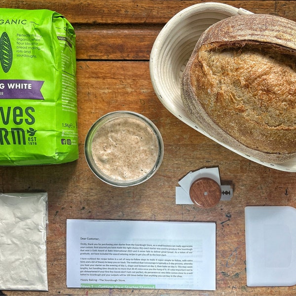 Ultimate Sourdough Starter Kit. Everything you need to make Your Own Organic Sourdough.