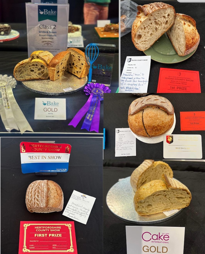 Gold Award Sourdough Starter. Organic, Fresh, Never Dehydrated. Includes Sourdough Recipe. Gift Idea for Teachers. Summer Holiday Activities afbeelding 2