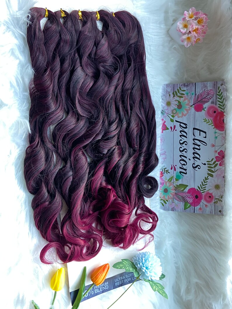 60 Darling Empress Curly Braid Prestretched Hair Extension, French