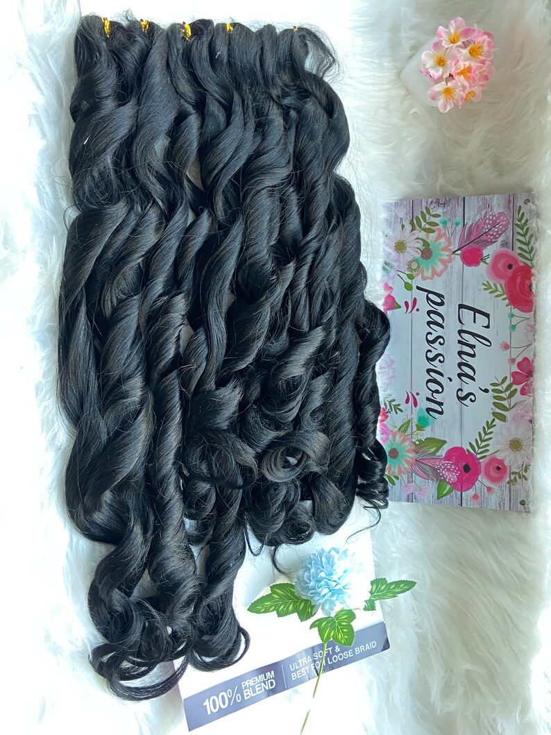 60 Darling Empress Curly Braid Prestretched Hair Extension, French